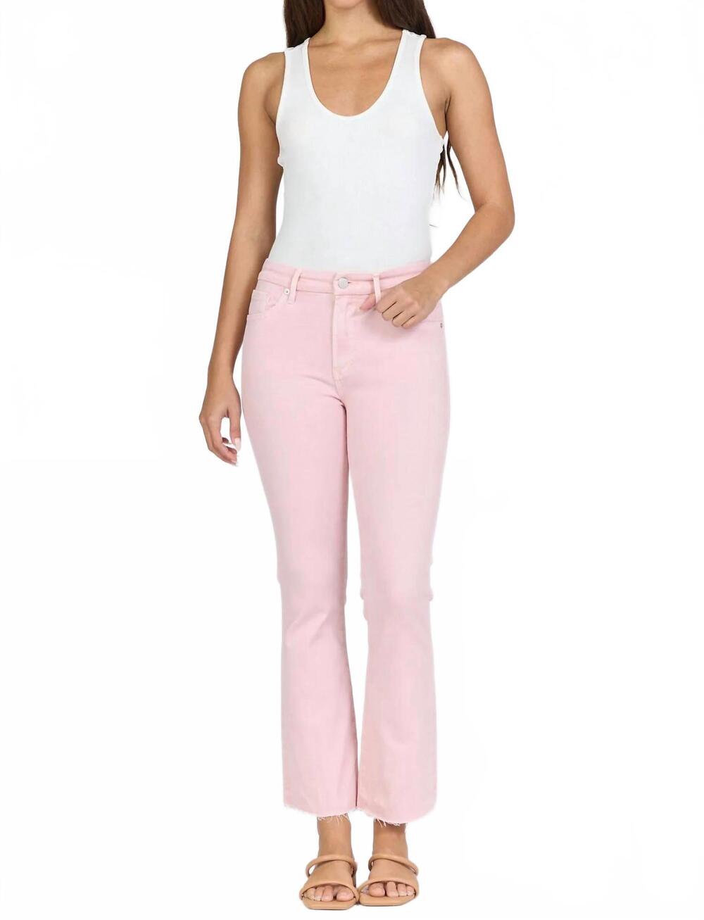 NEW DEAR JOHN DENIM jeanne jeans in pink cloud